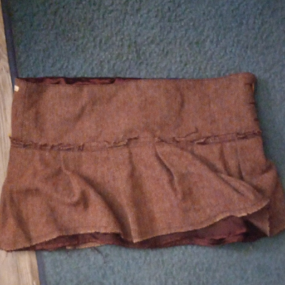 Hollister Tan Mini Skirt